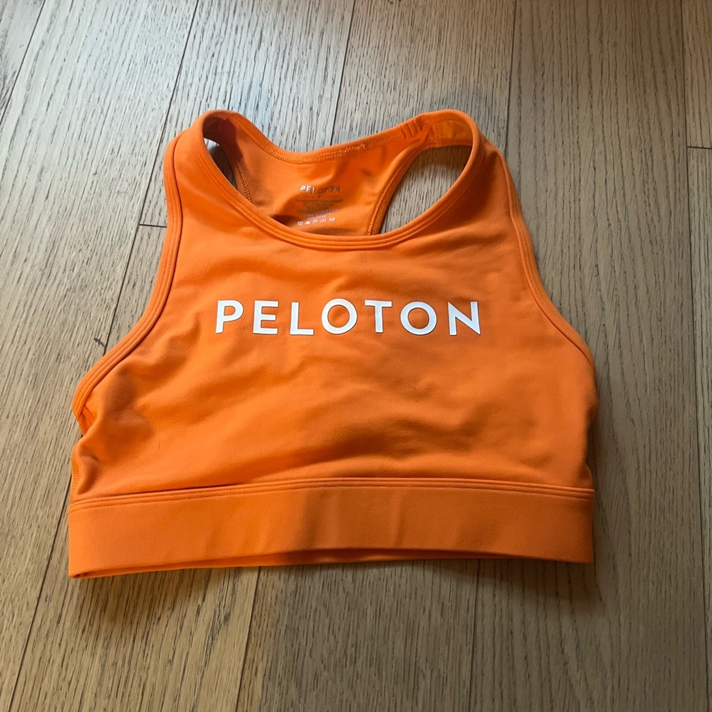 Peloton Bright Orange Activewear Top